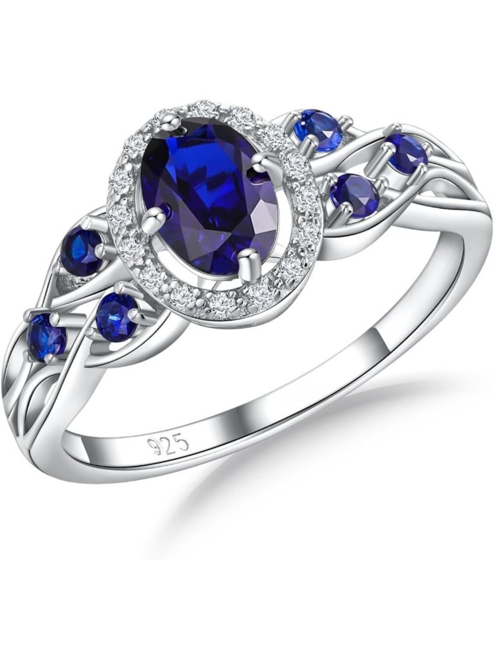 Sterling Silver Celtic Knot Engagement Ring for Women | Elegant & Timeless